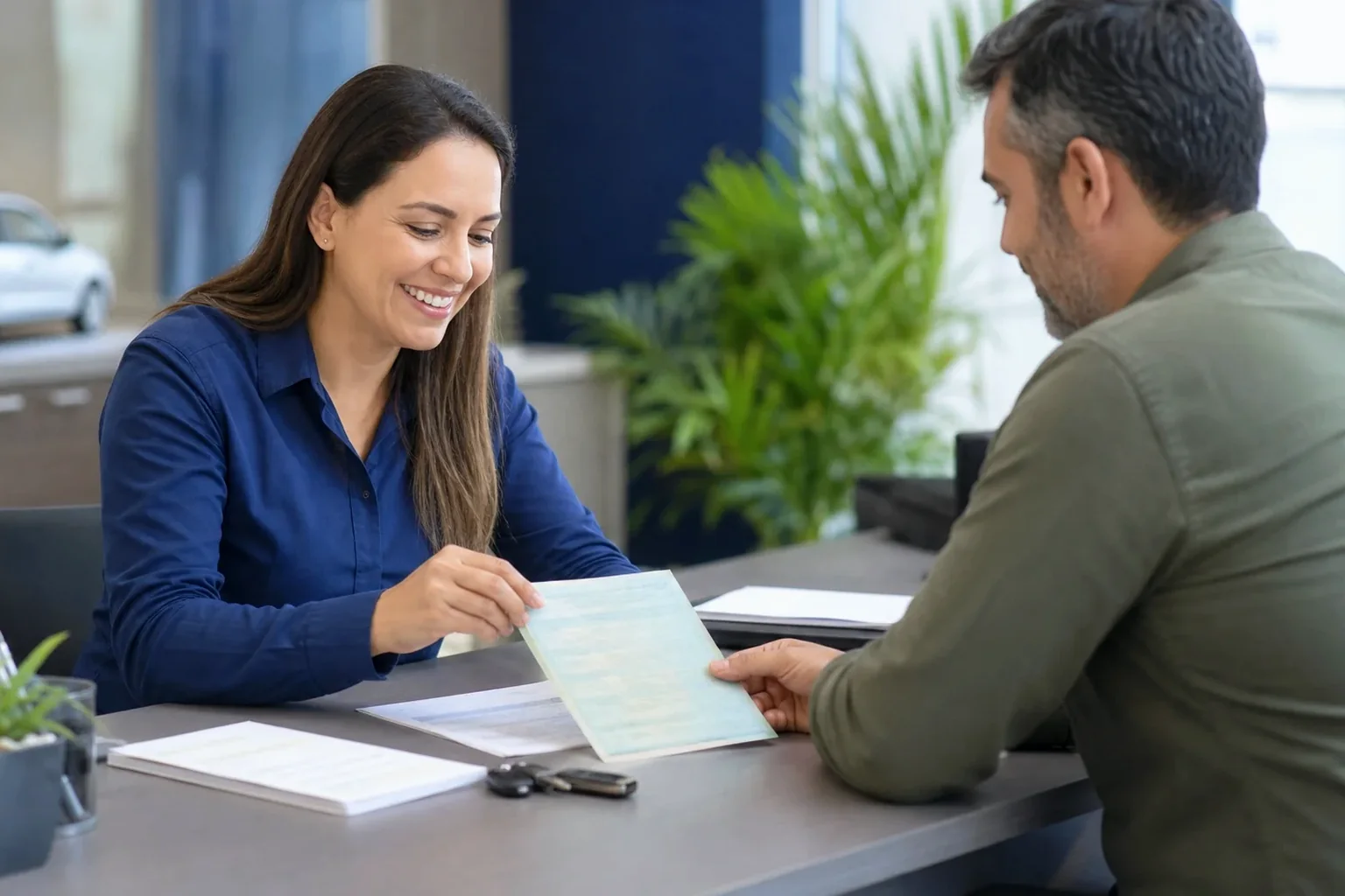 Profissional atendendo clientes em Apucarana.